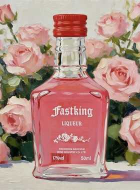 【活动价】源头代工厂直发粉玫瑰利口酒17%vol便利店调酒微醺洋酒