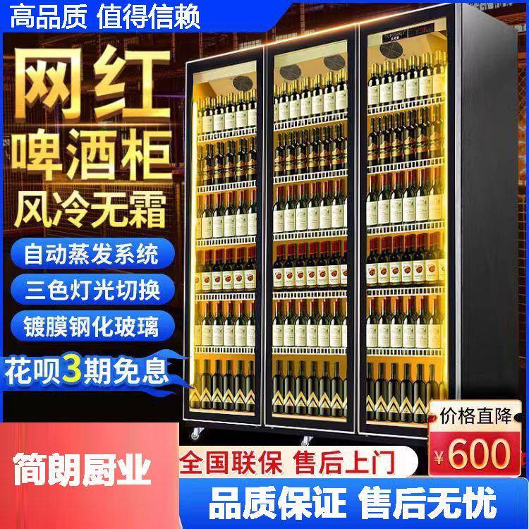网红啤酒红柜酒水吧冷藏保鲜展示柜商用端超市台球厅饮料柜