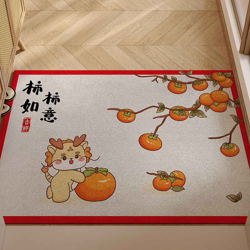 门口地垫a入户门外丝圈耐脏免洗垫家用进门门垫可裁剪可定制卡通