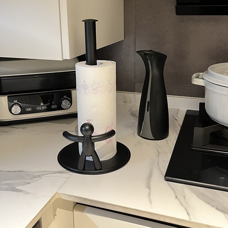 VIELE 纸巾架厨房创意卷纸架北欧餐厅客L厅简约免打孔立式家用桌