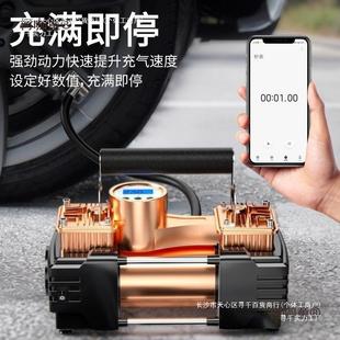 德国车载双缸大功率充气泵1v电高压汽69948动车打携气泵便2轮胎