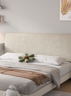 造亚麻透气吸汗床头靠垫软包靠榻背榻米床头改可拆床洗头靠背IHH