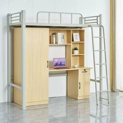 公寓床床上下桌一体组DT14640寝室宿舍床高低床铁架床学合上下铺