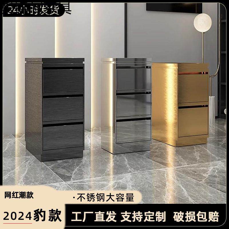 柜理发店工具美发咨询客服店不锈钢工车剪廊发推车发专具用工作柜