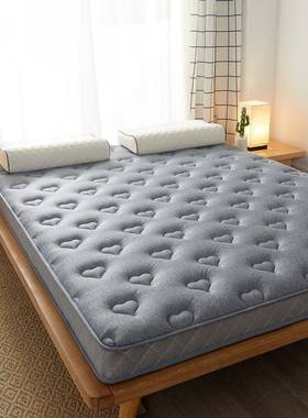 乳胶床加床垫1.5厚米床垫垫子室家用睡垫家用卧出租屋榻榻QOC米床