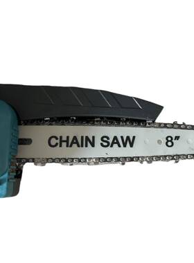 OHT8寸迷你电链锯家用持功充电式园小型手动伐木锯林大率手电锯