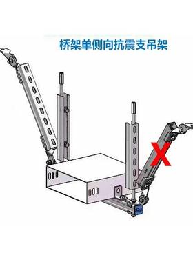 桥单侧向EYM抗震支架0mm-010100m架m宽
