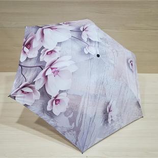 系1267轻超78克纳米插画佛日系三折超细铅笔羽毛伞晒便防携小巧太