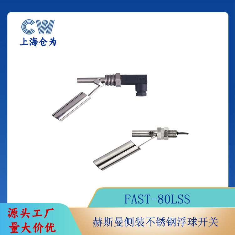赫斯曼不锈钢侧装鸭嘴浮球开关