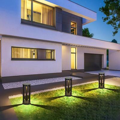 户外简约家用太阳柱能坪灯庭超院亮新农村路灯ledBY-P1801头草围