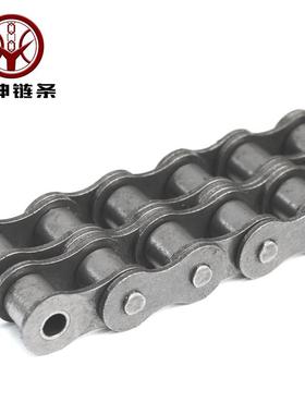 静20B三排锰钢滚子链20B-1ZAB-4L节距31.75短节距传8L动链带C接头