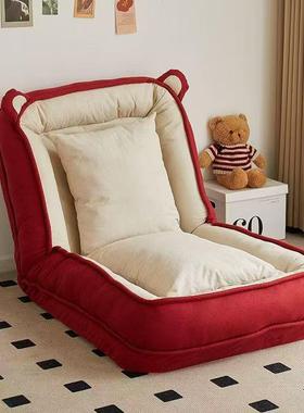 人类狗窝榻单可躺可睡卧室折叠发床阳台沙人榻米休闲躺椅懒VLZ人