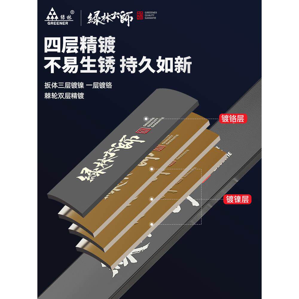 绿林大师双棘轮扳手快速花板手自动423梅开口向工具小两用扳手套