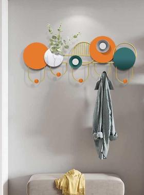 创意进玄关挂钩免门F96756M8打孔墙上收纳饰轻入户门后衣帽钩奢挂
