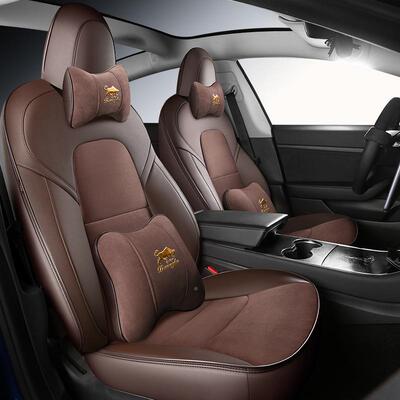 五座专车专用翻毛皮滚座边压四线汽坐垫全包围套C1698春夏秋冬季