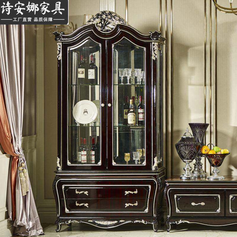 古典客柜厅家具欧40500新式实木雕刻厅地柜矮柜电视柜