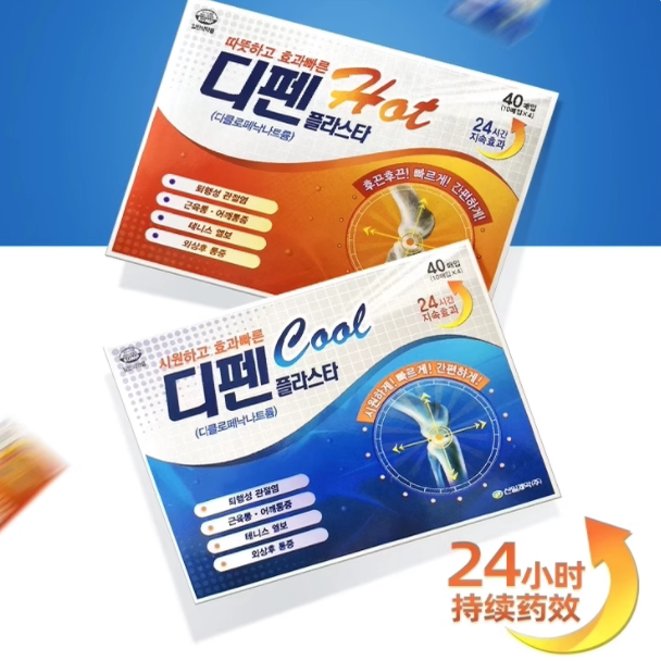 韩国信一制药Sinilpharm疲劳贴镇痛消炎关节缓解肌肉肩酸痛驱寒