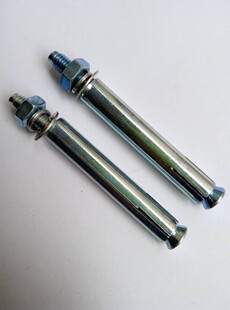 20cm长12mm粗加长超长重型铁皮膨胀螺栓螺丝重型拉爆螺栓M12*200