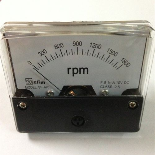 指针式电流转速表SF-670 DC10V/1800RPM可调电位器3000/4000/2500