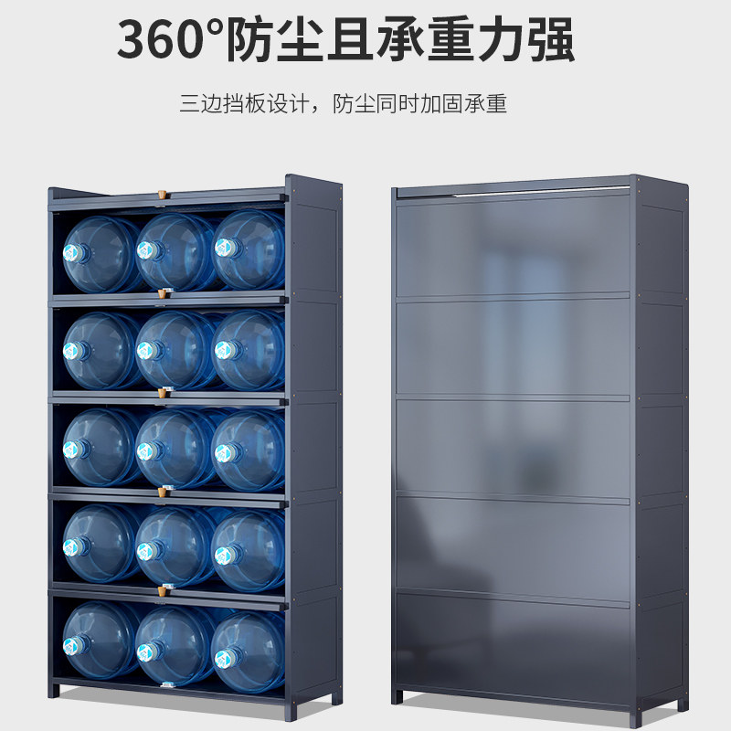书架家用客厅置物架落地翻门书柜儿童学生书M橱房间多层防尘收纳