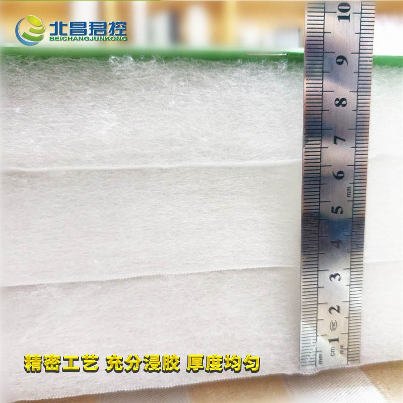 汽车喷漆房烤漆房顶o棉空气过滤棉立体胶顶棚棉中效过滤棉阻燃棉