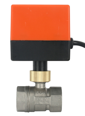 FVQ11-32微型电动球阀二通不锈钢中央风机盘管自来水三线二控一控