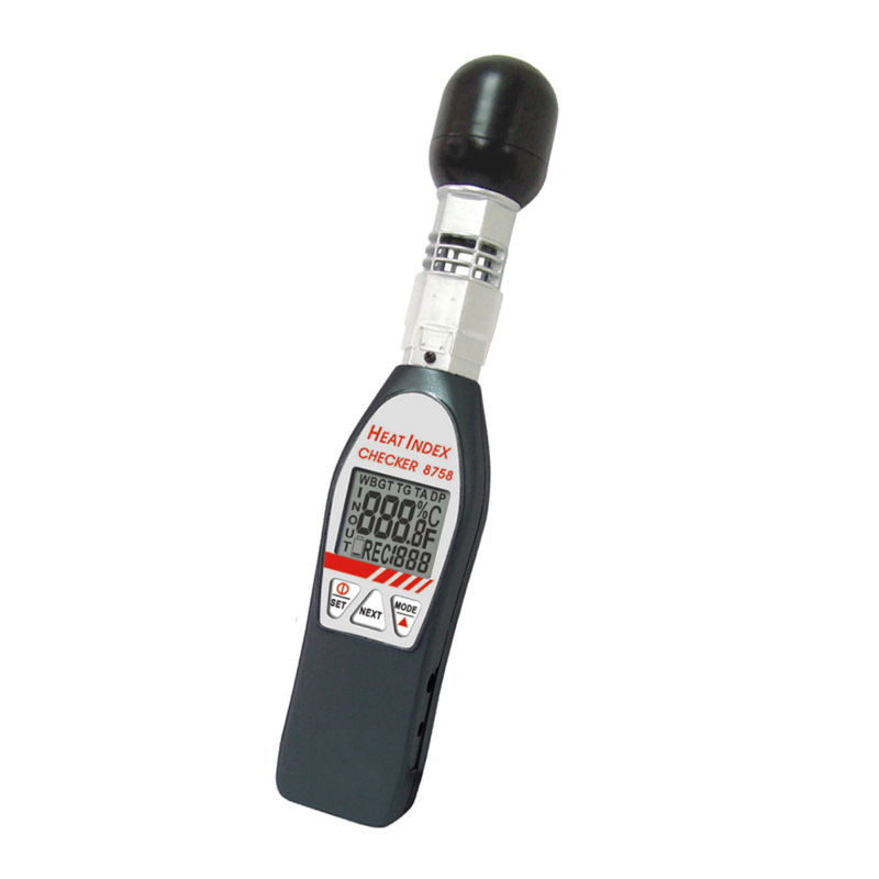 衡欣AZ8758高精度热中暑指数计记忆式热度指数侦测仪热力指数仪