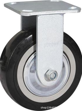 脚轮6寸重型聚氨脂万推向带TCB边刹轮优冠脚轮手车轮PU轮静音轮