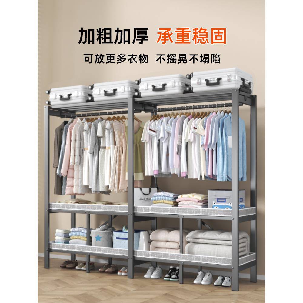 免装耐折叠简易布衣柜安家用卧XTM室出租房用一体式经济型实结用