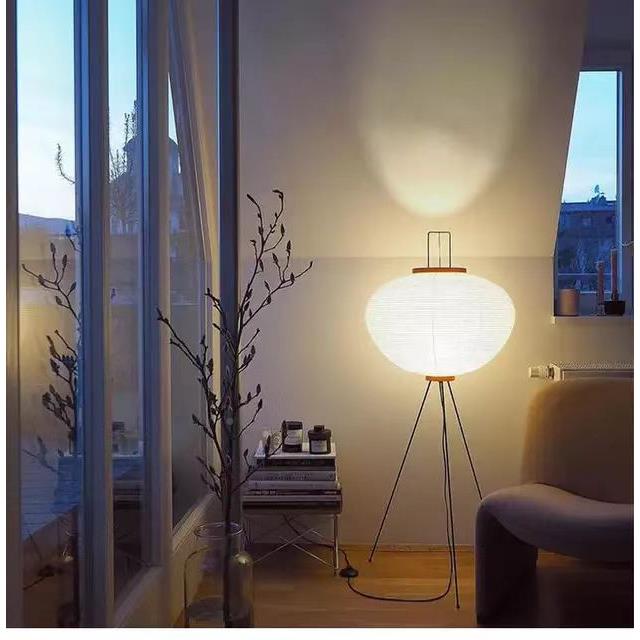 式野口勇落地房灯现代客厅餐厅249灯立简约卧室书日网红式纸雕LED