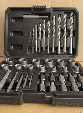 破损螺母螺栓取出器0pc反牙套筒六4角生QOC锈断受丝损取出工具