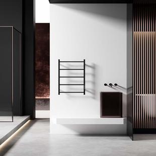 多层控温发热AL404 浴室电暖巾 40毛巾架碳纤维明烘干毛衣物物架装