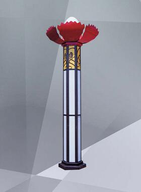 太AL-65457W阳能D路灯户外灯带灯杆全套500新农村4L56米大功率高