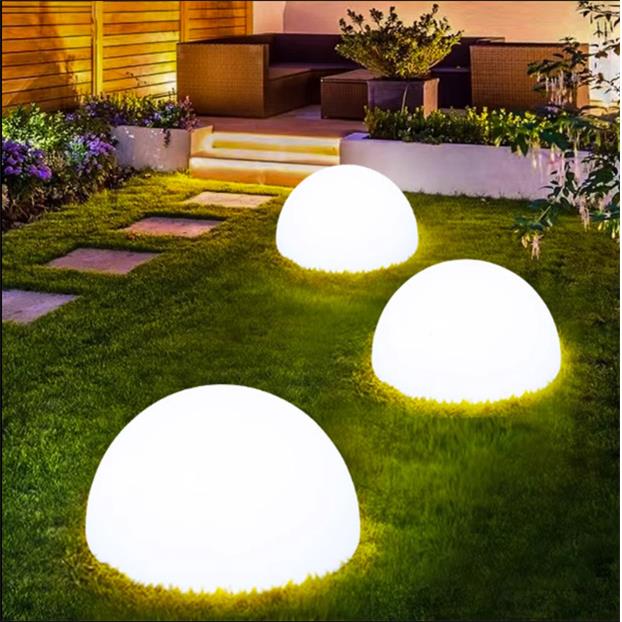 能led96户外光半球落地灯草坪花园太阳发光球形餐灯酒店厅装饰发