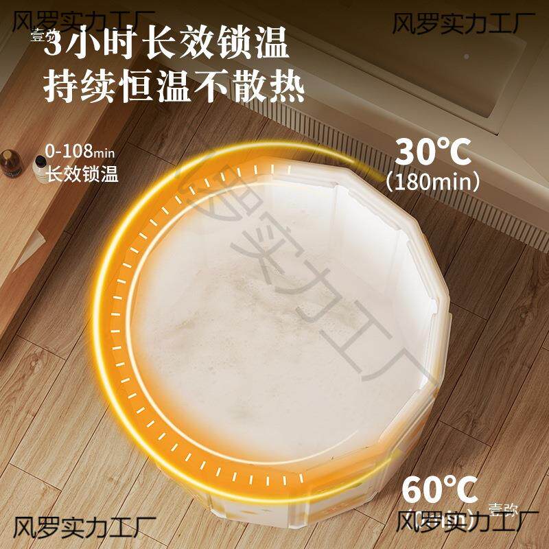 折GBV全叠泡澡桶成人泡泡澡家用加成浸人身沐浴浴缸大浴桶坐泡洗