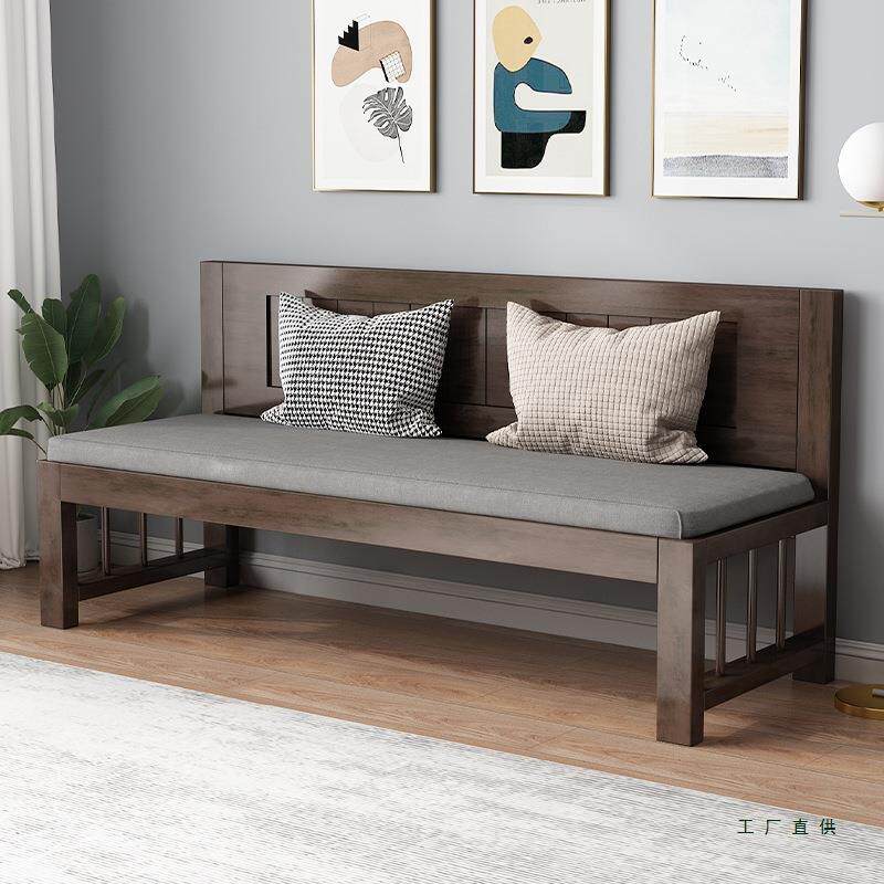 实木沙沙发简约现代小户型客双人厅人发椅餐椅阳三台休F97HJ595闲