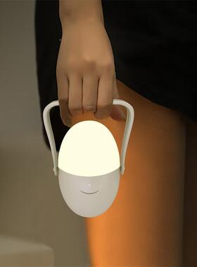 厂家销GB创意拍沙锤七彩床头拍手提小夜R灯鸡蛋可直爱DB-112夜灯