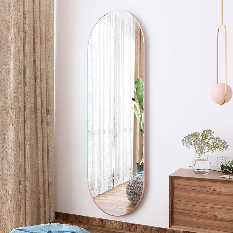 粘生镜子全身穿壁衣镜贴墙自NHG挂墙家用女卧室化妆镜挂粘墙宿舍