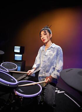 美得理/电子鼓M52028/7235/726电子鼓成人舞SEU台演出Z儿童演奏电