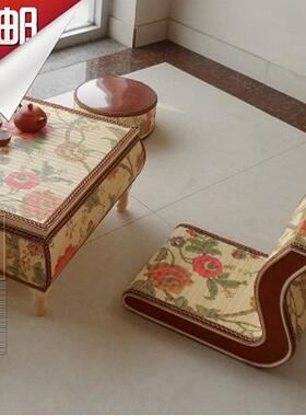 藤编矮凳圆凳小子编家具矮休闲座椅坐草凳榻榻UPU米凳坐墩墩创意