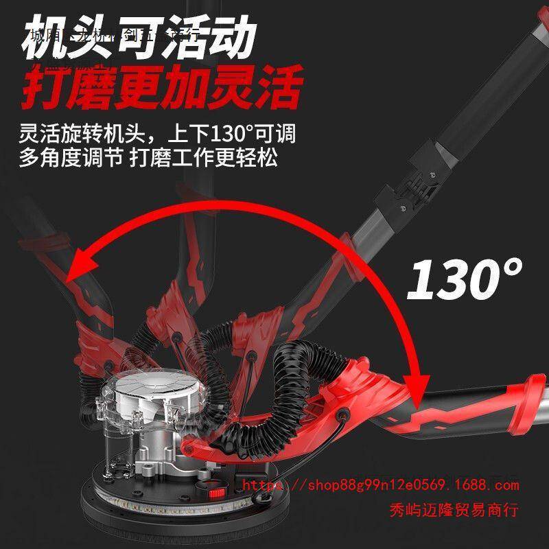 蒂凡墙面打磨机无尘自吸抛光机墙壁腻子磨墙机多功能砂纸机万用