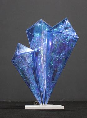 创铁艺婚庆道具意摆水晶创柱件挂件NUST意路引婚庆装饰海洋星空婚