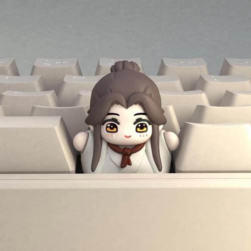 天官赐福键帽可拆卸树脂键帽机械键盘个性立体按键帽3d立体客制化