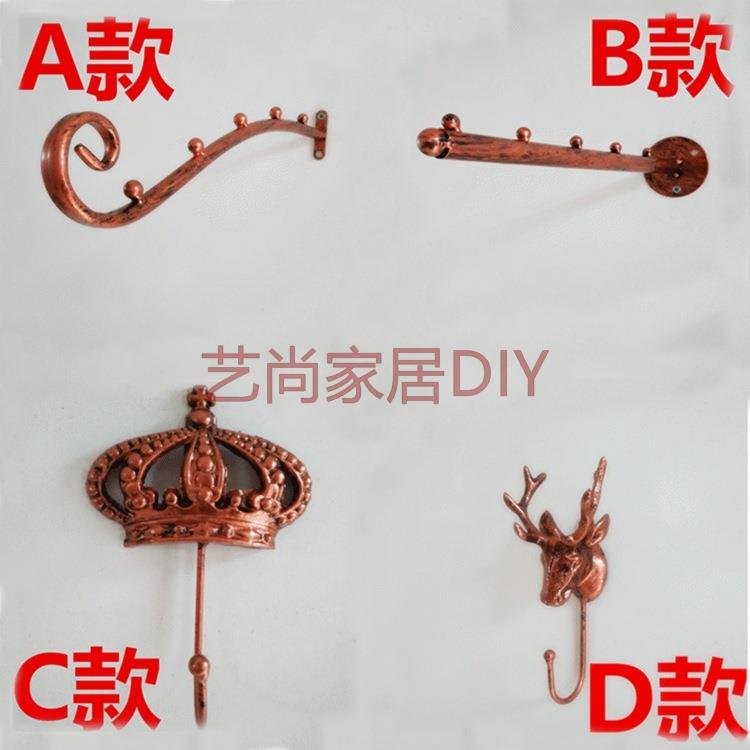 内衣店挂钩单钩上墙衣服展示袜子文胸壁挂内裤架童装服装吊架钩子