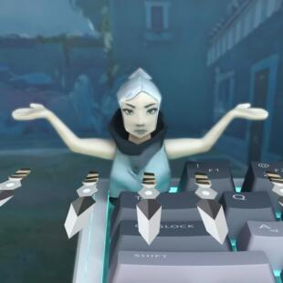 棒棒棒棒捷风键帽jett瓦瓦颗秒键帽无畏契约周边键帽机械键盘瓦