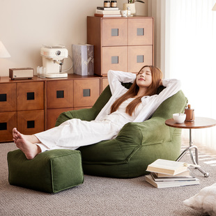FANTESEN懒人沙发窝窝椅EPP粒子可拆洗阳台卧室单人沙发久坐不塌