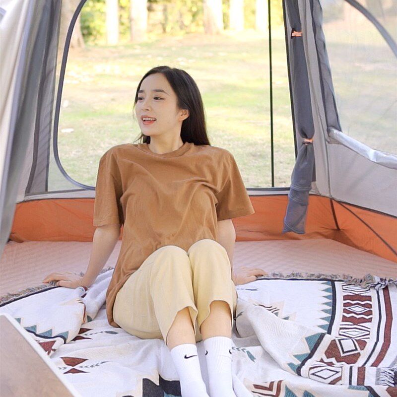 六角帐篷户外便携式可折叠野外儿童露营K装备野餐野营全自动加厚