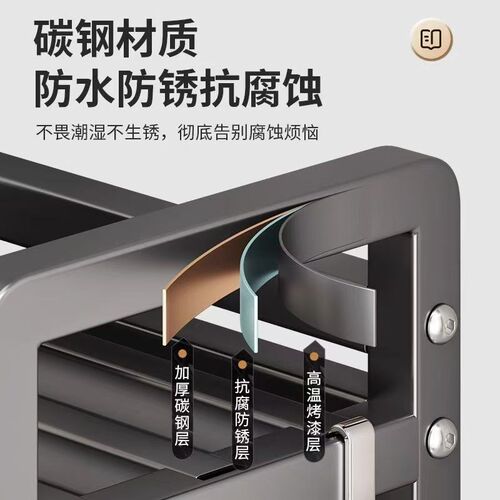 免安装折叠书架j置物架落地铁艺可移动架子收纳书柜铁高颜值多层