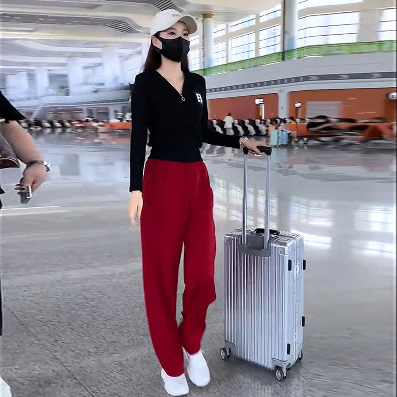 欧货高档休闲运动套装女春秋新款休闲运动套装