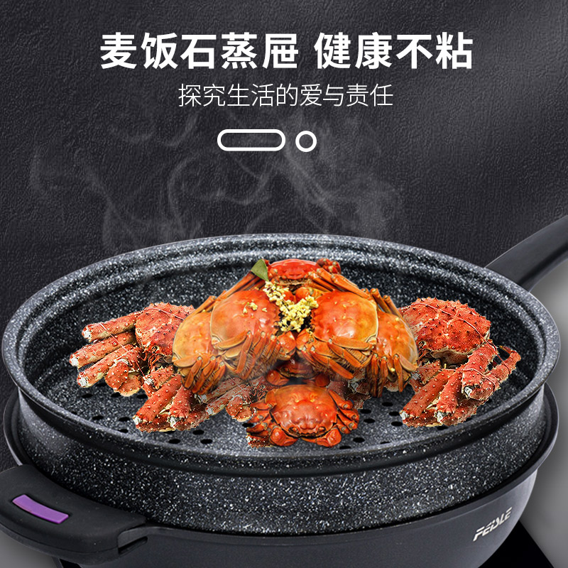 加厚麦饭石不粘蒸屉蒸包子馒y头家用大容量蒸笼超大蒸格圆形蒸架